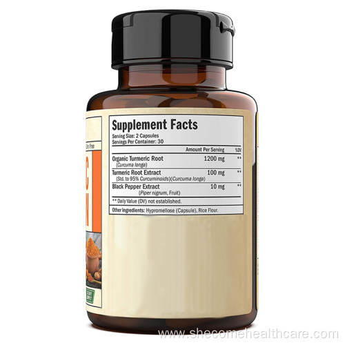Turmeric Capsules antioxidant benefits curcumin capsules